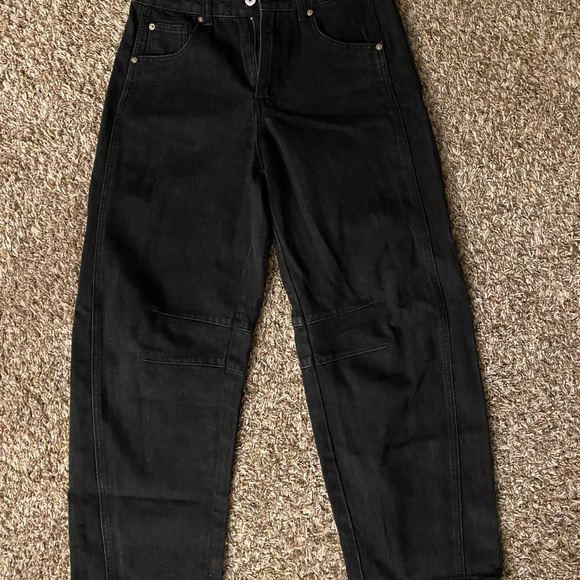 Denim - Barrel Black Jeans